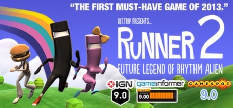 bit trip presents runner2 future legend of rhythm alien on GeForce Now, Stadia, etc.