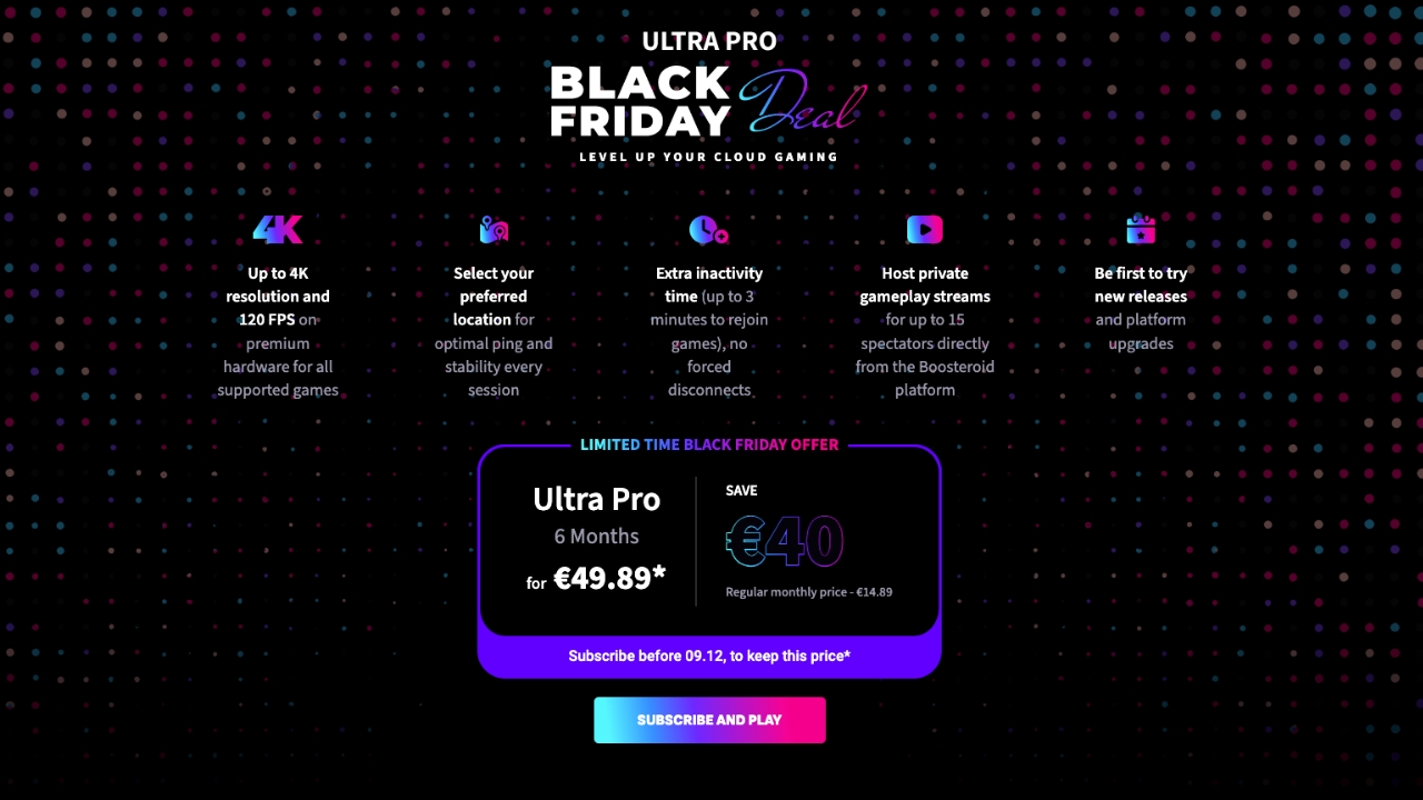 boosteroid black friday deal 2025 Boosteroid Black Friday Deal 2025