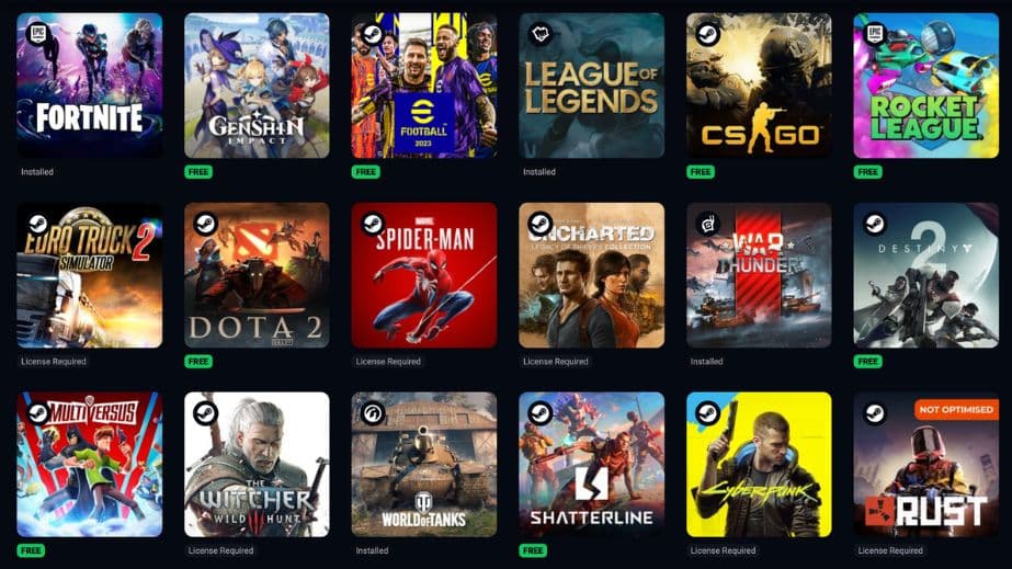 BOOSTEROID  SERVIÇO DE GAMES VIA STREAMING (CLOUD) 