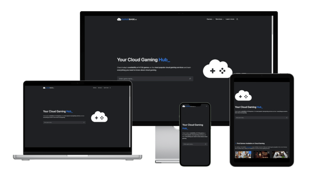 cloudbase gg on any device on Cloud Gaming