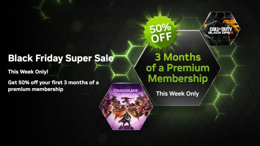 GeForce Now Black Friday Deal 2024