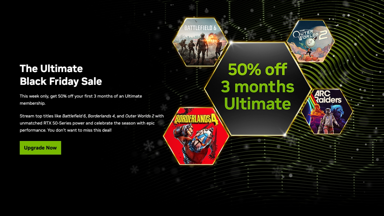 geforce now black friday deal 2025 GeForce Now Black Friday Deal 2025