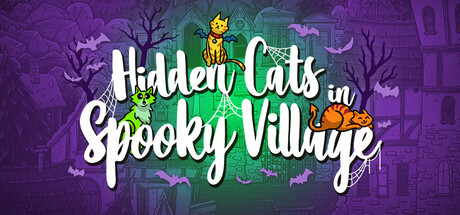 hidden cats in spooky village on Cloud Gaming
