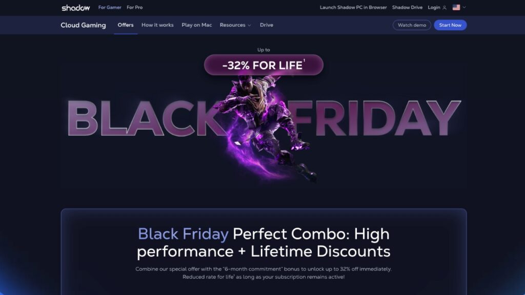 Shadow PC Black Friday Deal 2025