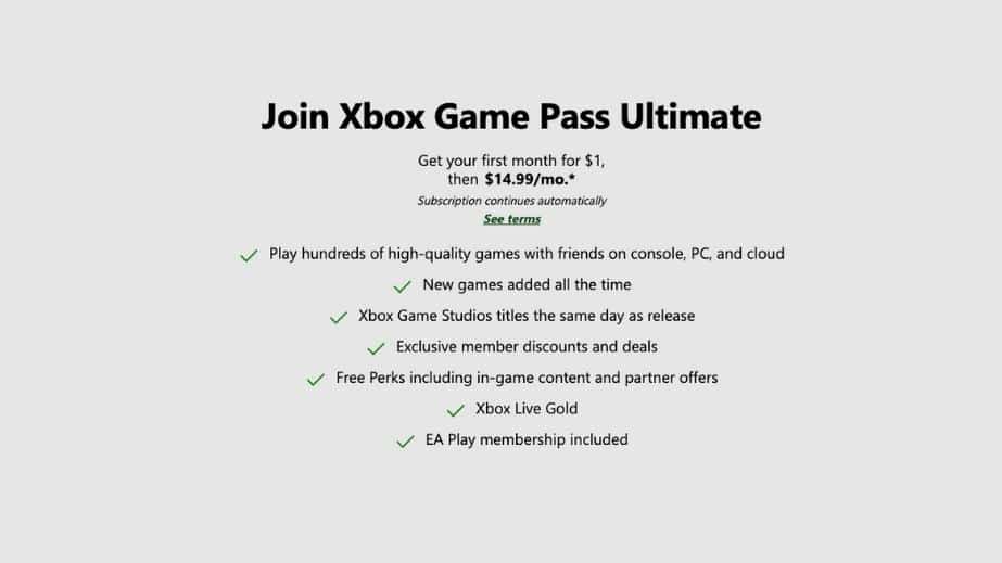 Xbox Cloud Gaming Prices & Plans